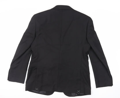 Mens UK Size 40 Marks and Spencer Regular Black Suit Jacket