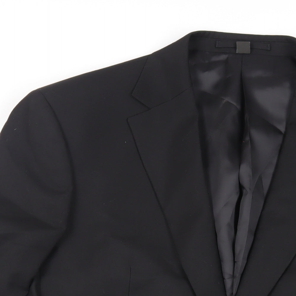 Mens UK Size 40 Marks and Spencer Regular Black Suit Jacket