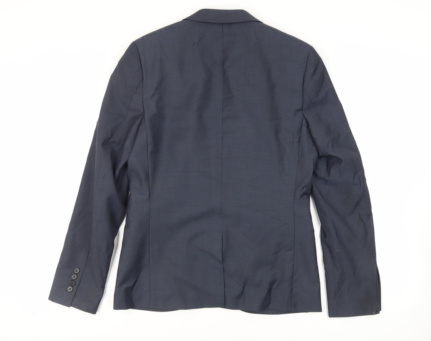 Mens UK Size 38 Topman Regular Blue Suit Jacket