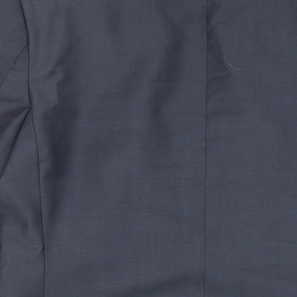 Mens UK Size 38 Topman Regular Blue Suit Jacket