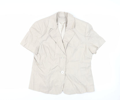 Womens UK Size 16 Anna Rose Beige Jacket