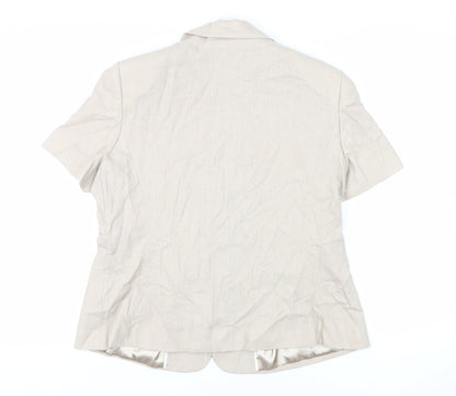 Womens UK Size 16 Anna Rose Beige Jacket