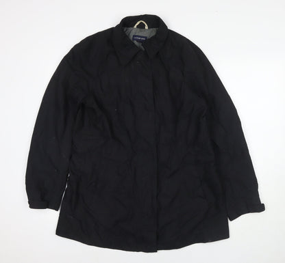 Womens UK Size 10 Lands' End Black Jacket