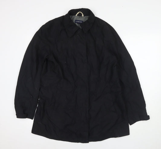 Womens UK Size 10 Lands' End Black Jacket