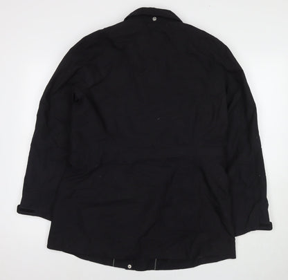 Womens UK Size 10 Lands' End Black Jacket