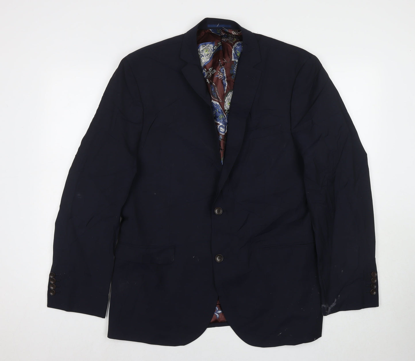 Mens UK Size 42 NEXT Regular Blue Suit Jacket