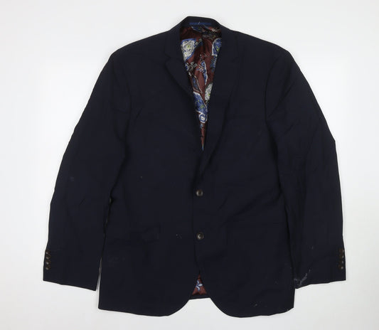 Mens UK Size 42 NEXT Regular Blue Suit Jacket