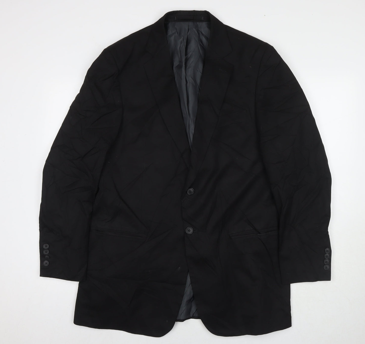 Mens UK Size 42 Marks and Spencer Regular Black Suit Jacket