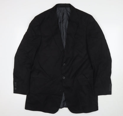 Mens UK Size 42 Marks and Spencer Regular Black Suit Jacket