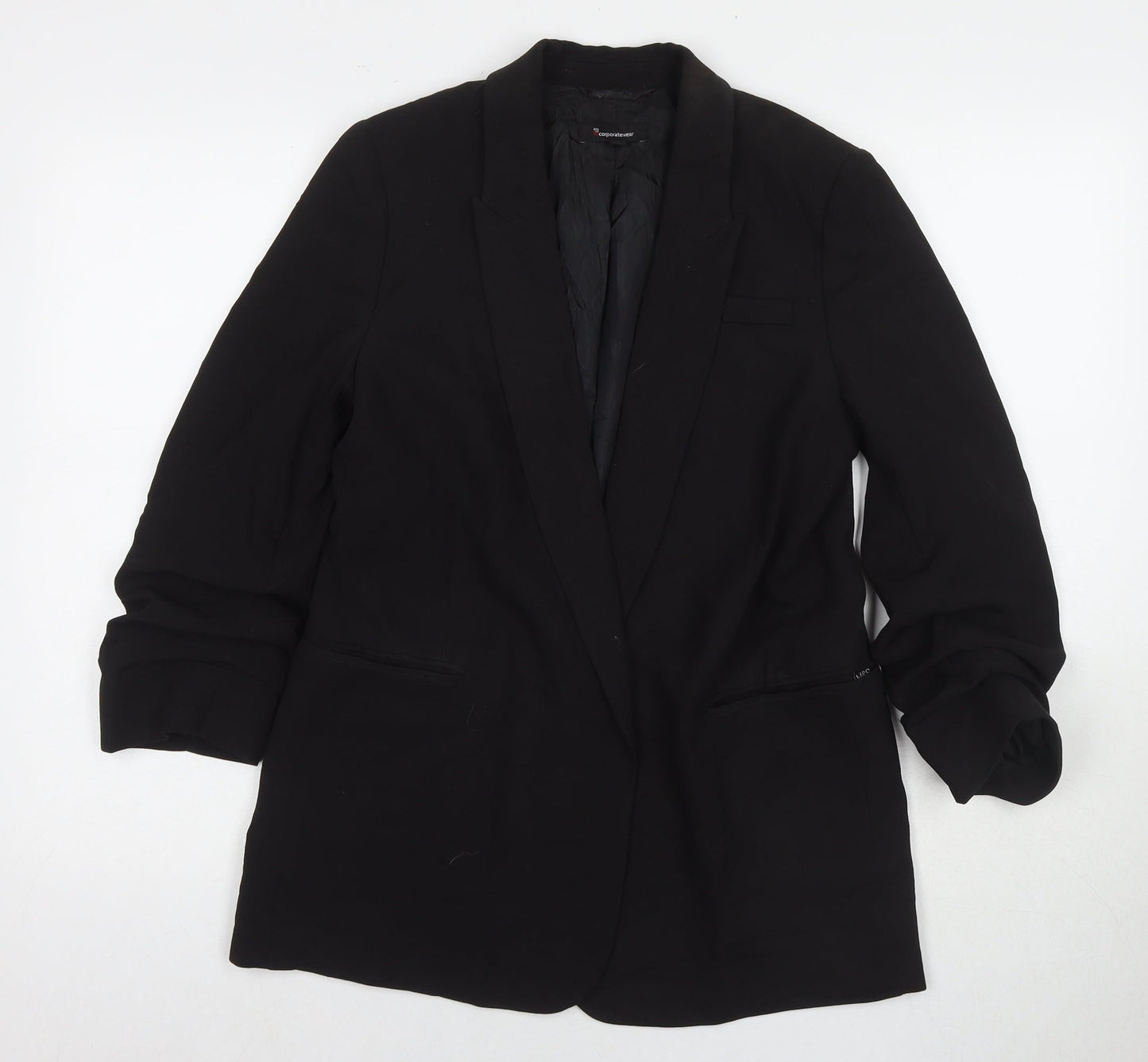 Womens UK Size 10 Incorporatewear Black Jacket