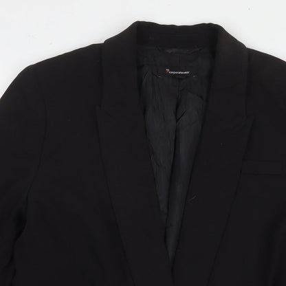 Womens UK Size 10 Incorporatewear Black Jacket