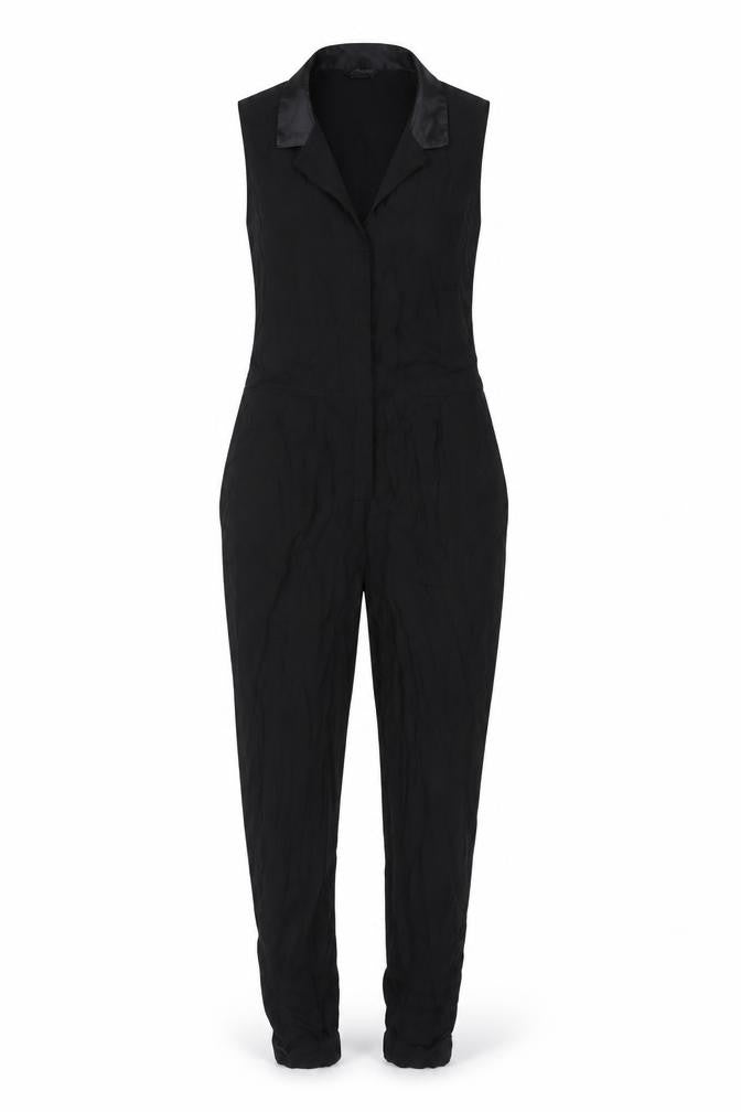 Womens UK Size 8 Topshop One-Piece Black Jumpsuit