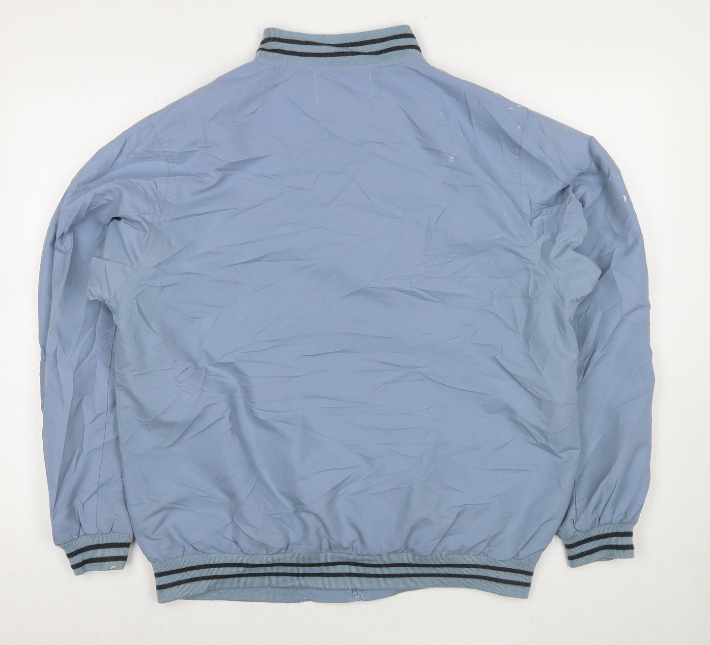 Woodville Mens Blue Bomber Jacket Jacket Size S Zip