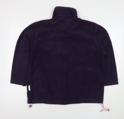 Classics Collection Womens Purple Jacket Size M Zip