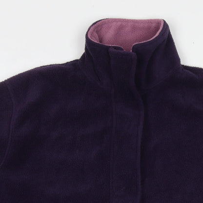 Classics Collection Womens Purple Jacket Size M Zip