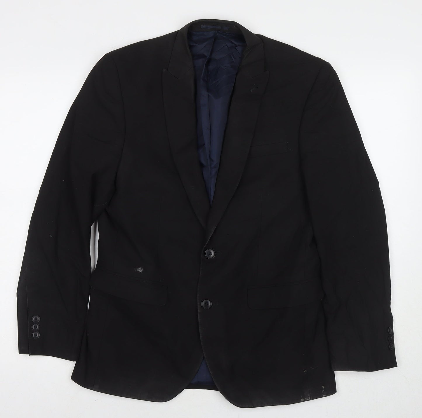 Mens UK Size 38 NEXT Regular Black Suit Jacket