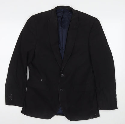 Mens UK Size 38 NEXT Regular Black Suit Jacket