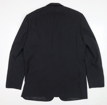 Mens UK Size 42 Greenwoods Regular Black Suit Jacket