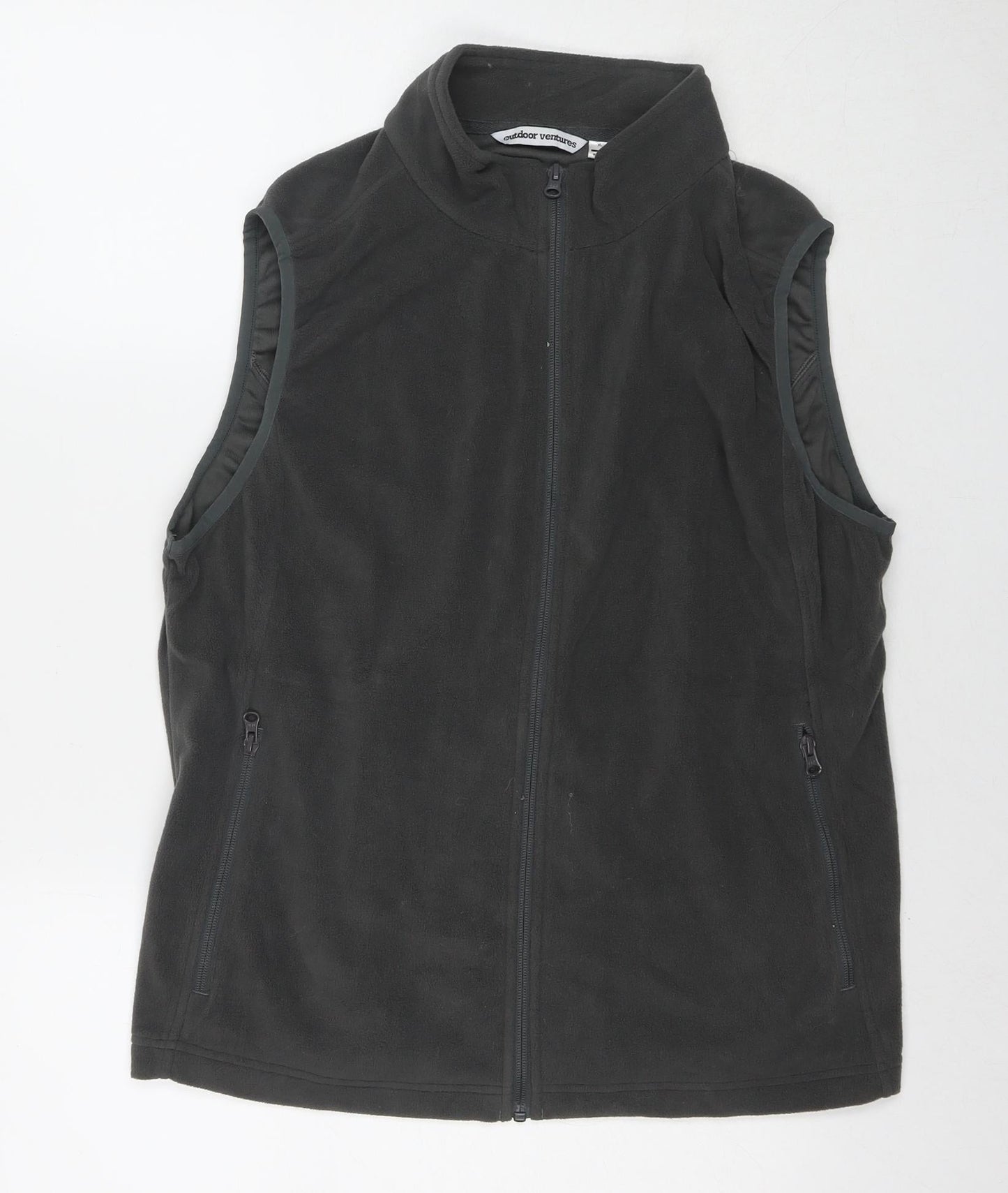 Outdoor Ventures Womens Grey Gilet Waistcoat Size XL Zip
