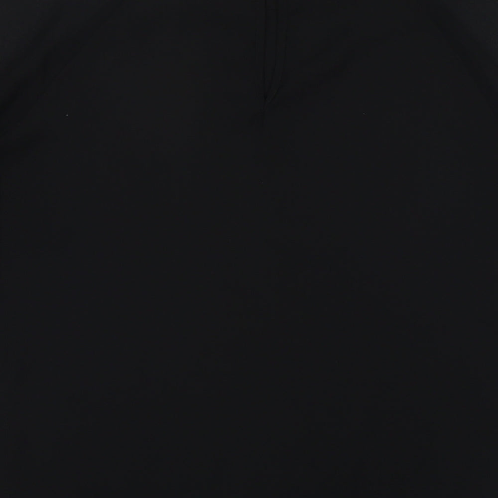 Womens UK Size 10 River Island Black Basic Blouse