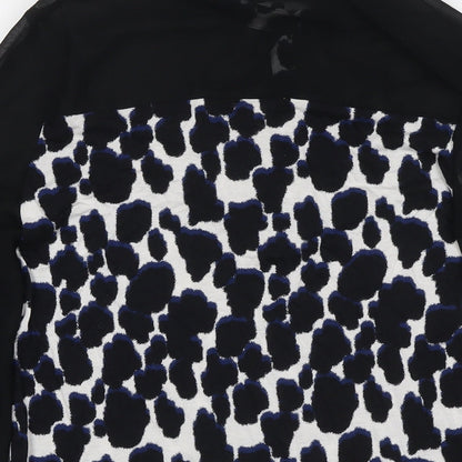 Womens UK Size M NEXT Black Basic Blouse