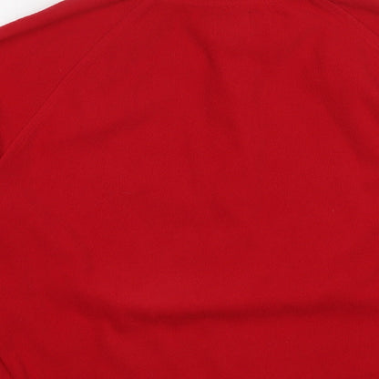 Texsport Womens Red Polyester Pullover Sweatshirt Size XL Pullover