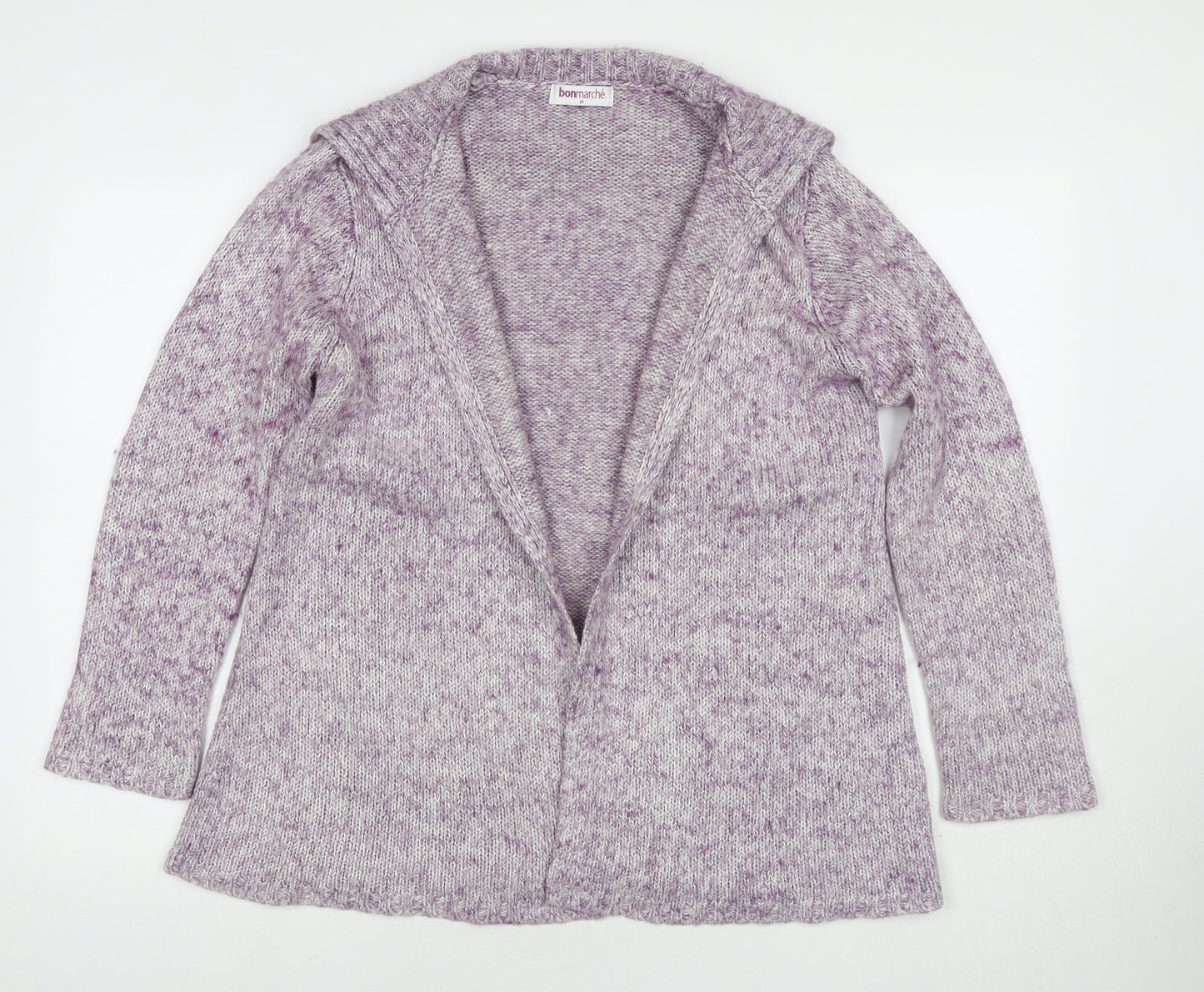 Womens UK Size M Bonmarché Purple Cardigan Jumper