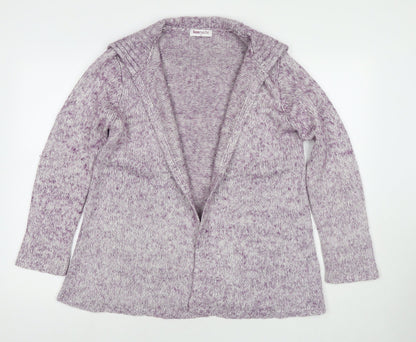 Womens UK Size M Bonmarché Purple Cardigan Jumper