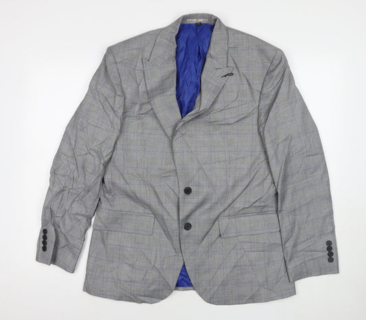 Mens UK Size 40 Marks and Spencer Regular Grey Suit Jacket