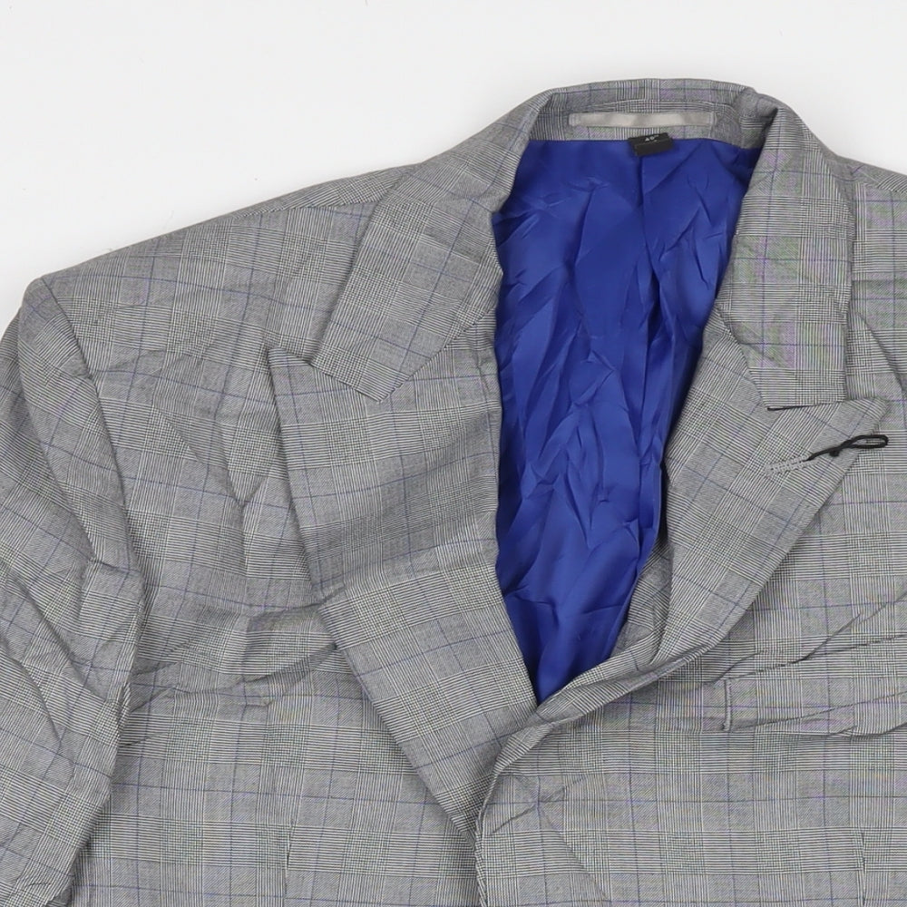 Mens UK Size 40 Marks and Spencer Regular Grey Suit Jacket