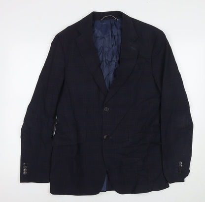 Mens UK Size 40 Zara Regular Blue Suit Jacket