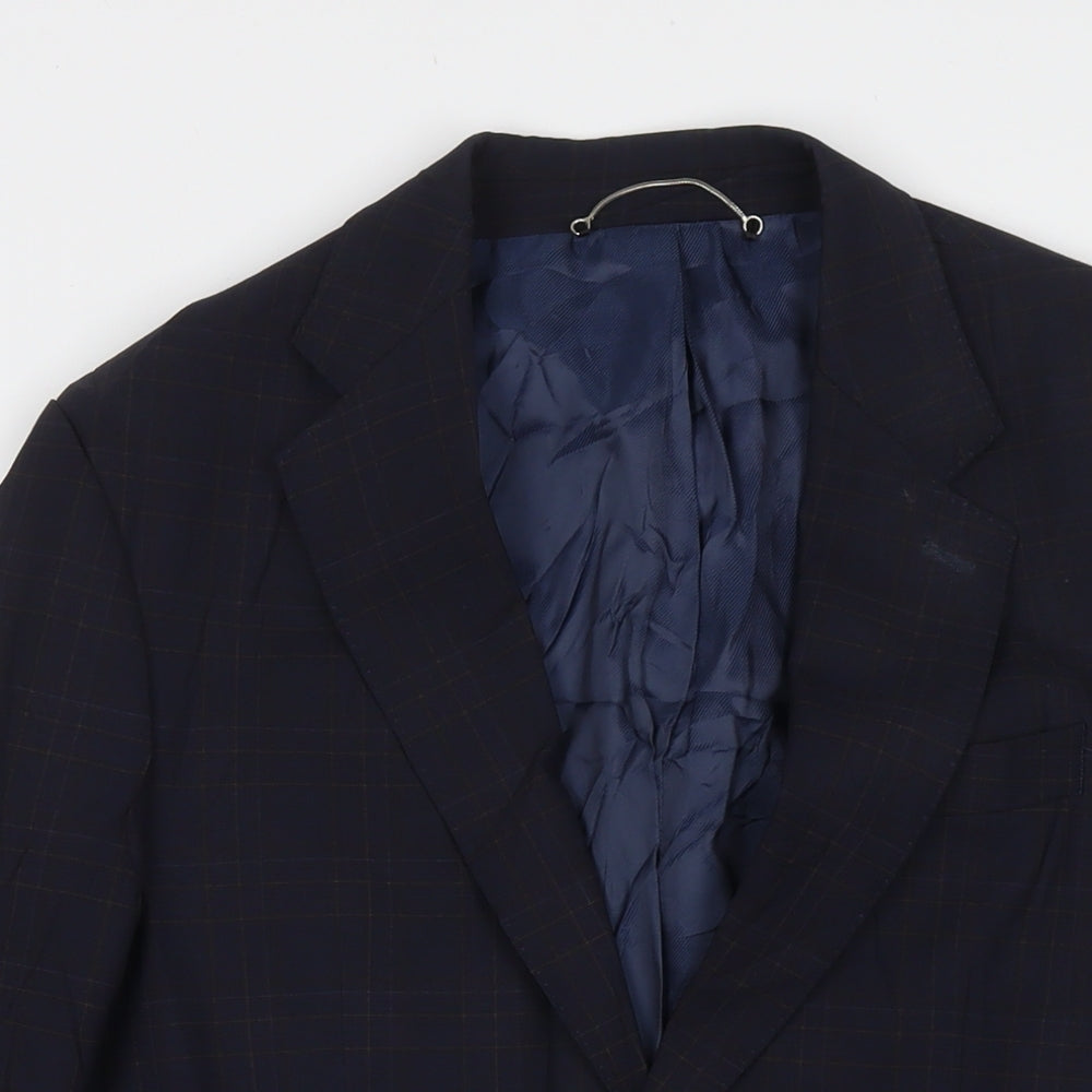 Mens UK Size 40 Zara Regular Blue Suit Jacket
