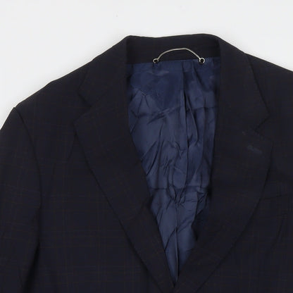 Mens UK Size 40 Zara Regular Blue Suit Jacket