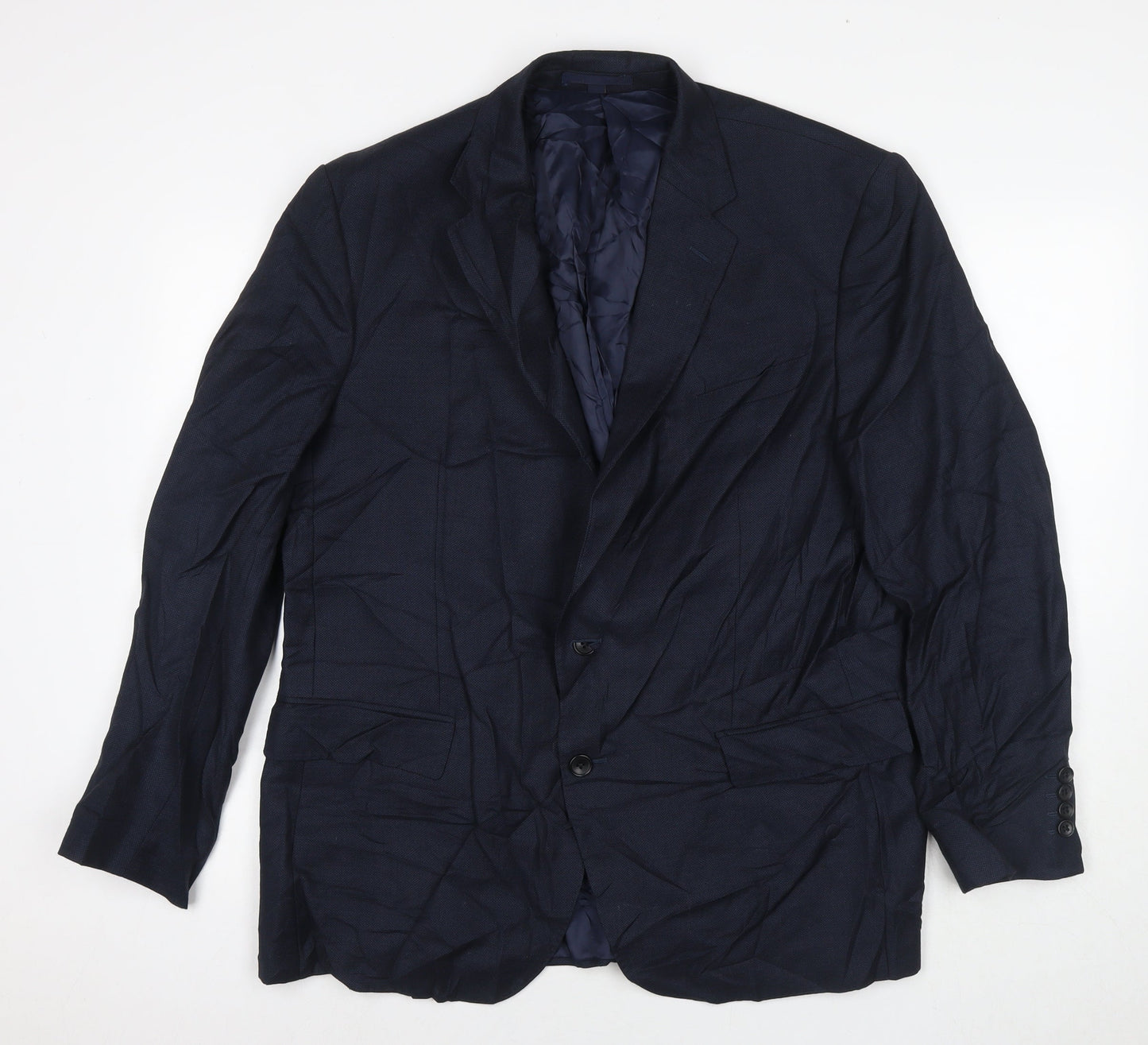 Mens UK Size 44 Marks and Spencer Regular Blue Suit Jacket