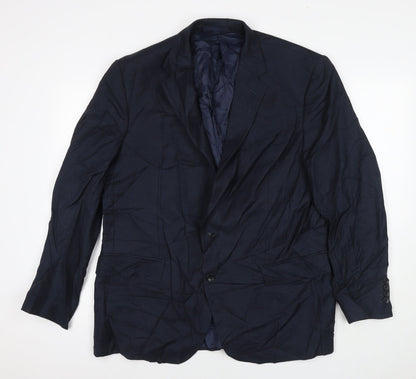 Mens UK Size 44 Marks and Spencer Regular Blue Suit Jacket