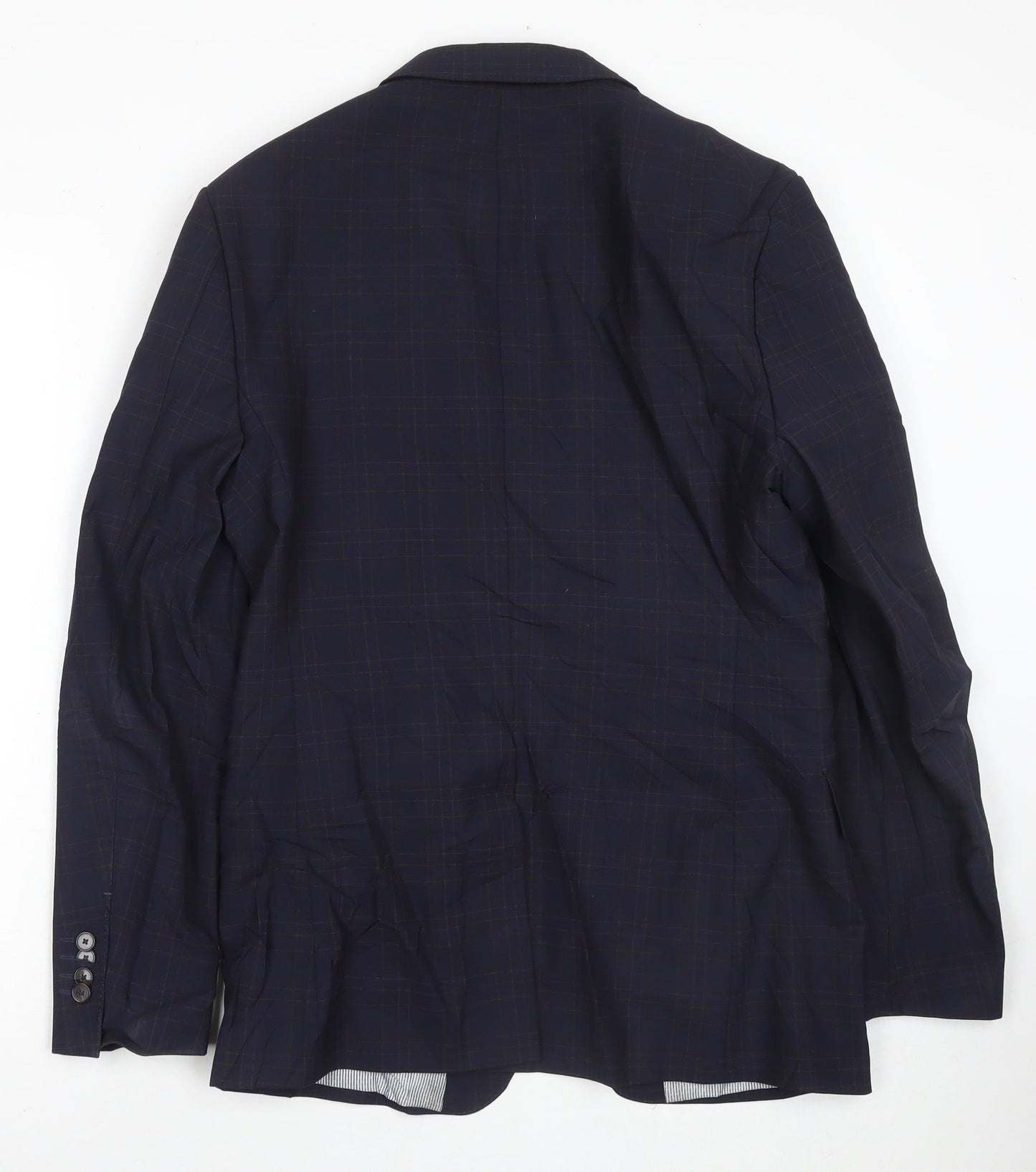 Mens UK Size 44 Marks and Spencer Regular Blue Suit Jacket