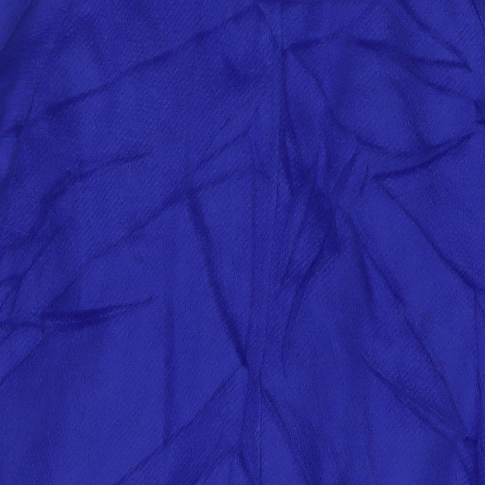 Womens UK Size 12 Marks and Spencer Blue Overcoat