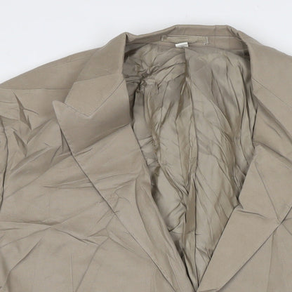 Mens UK Size 44 Marks and Spencer Regular Beige Suit Jacket