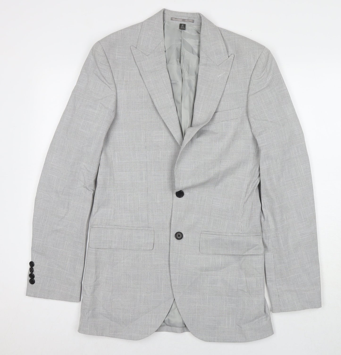 Mens UK Size 34 Marks and Spencer Regular Grey Suit Jacket