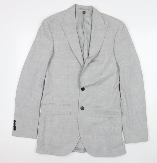 Mens UK Size 34 Marks and Spencer Regular Grey Suit Jacket