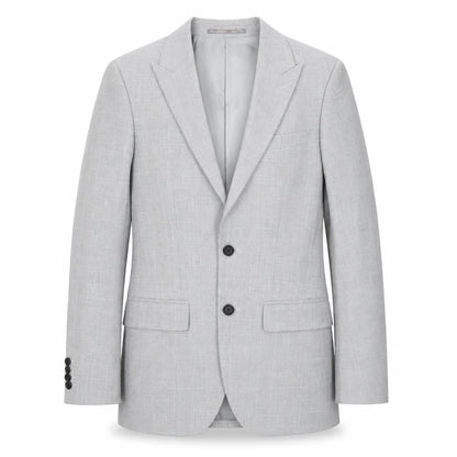 Marks & Spencer Mens Grey Check Polyester Jacket Suit Jacket Size 34 Regular