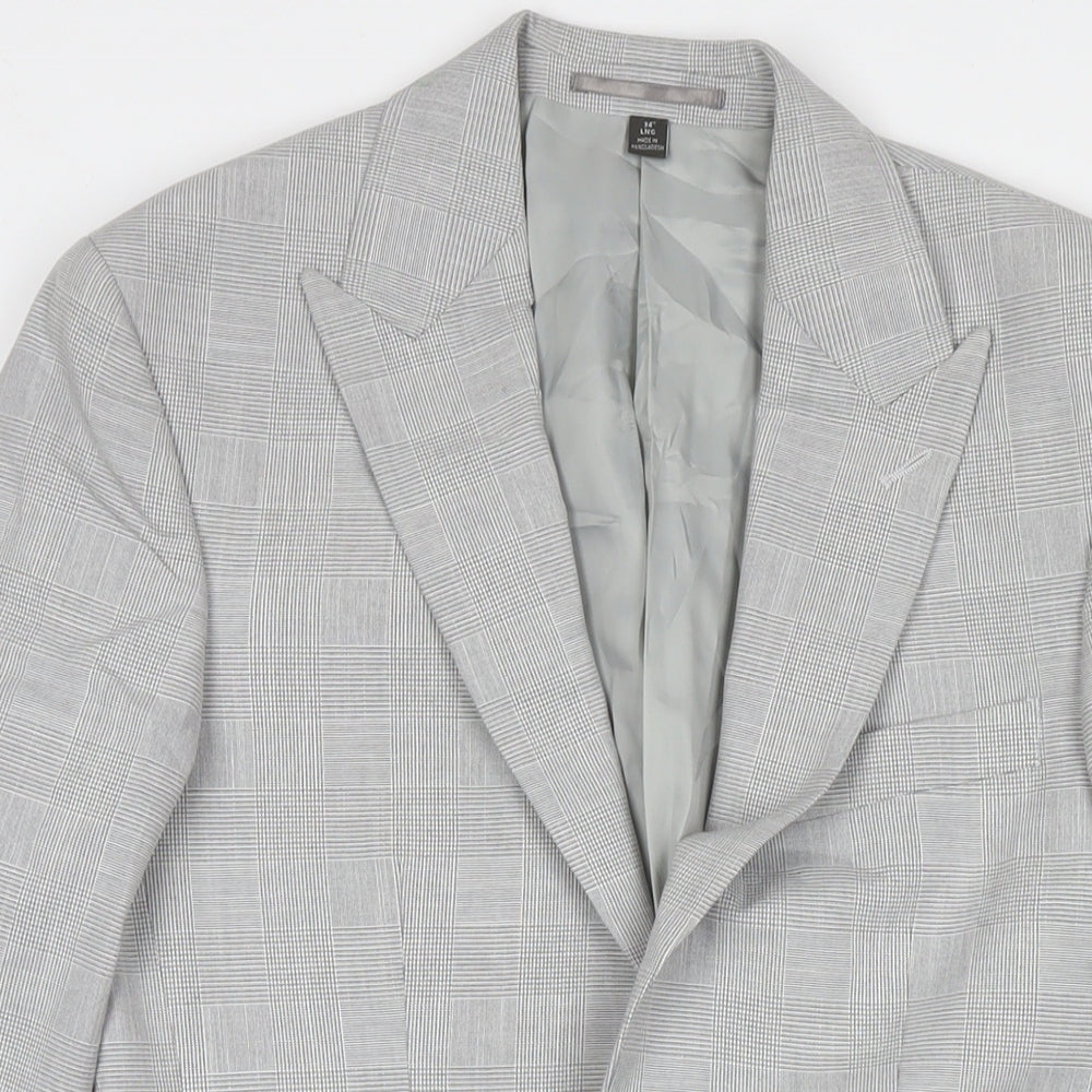 Mens UK Size 34 Marks and Spencer Regular Grey Suit Jacket