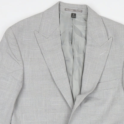 Mens UK Size 34 Marks and Spencer Regular Grey Suit Jacket