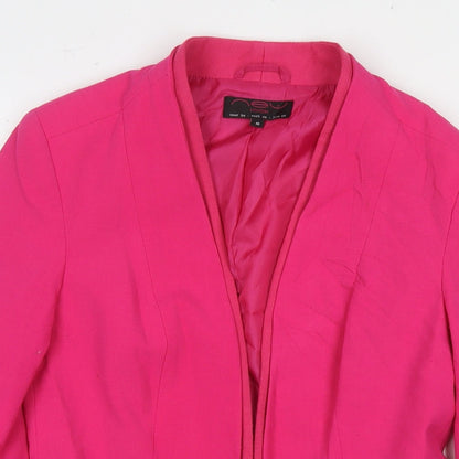 Womens UK Size 10 New Look Pink Jacket