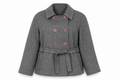 Womens UK Size 18 CMD Grey Pea Coat