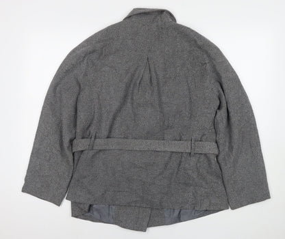 Womens UK Size 18 CMD Grey Pea Coat