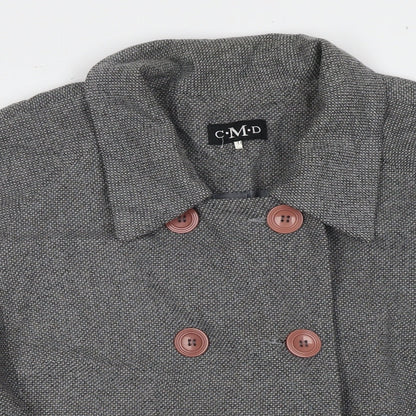 Womens UK Size 18 CMD Grey Pea Coat