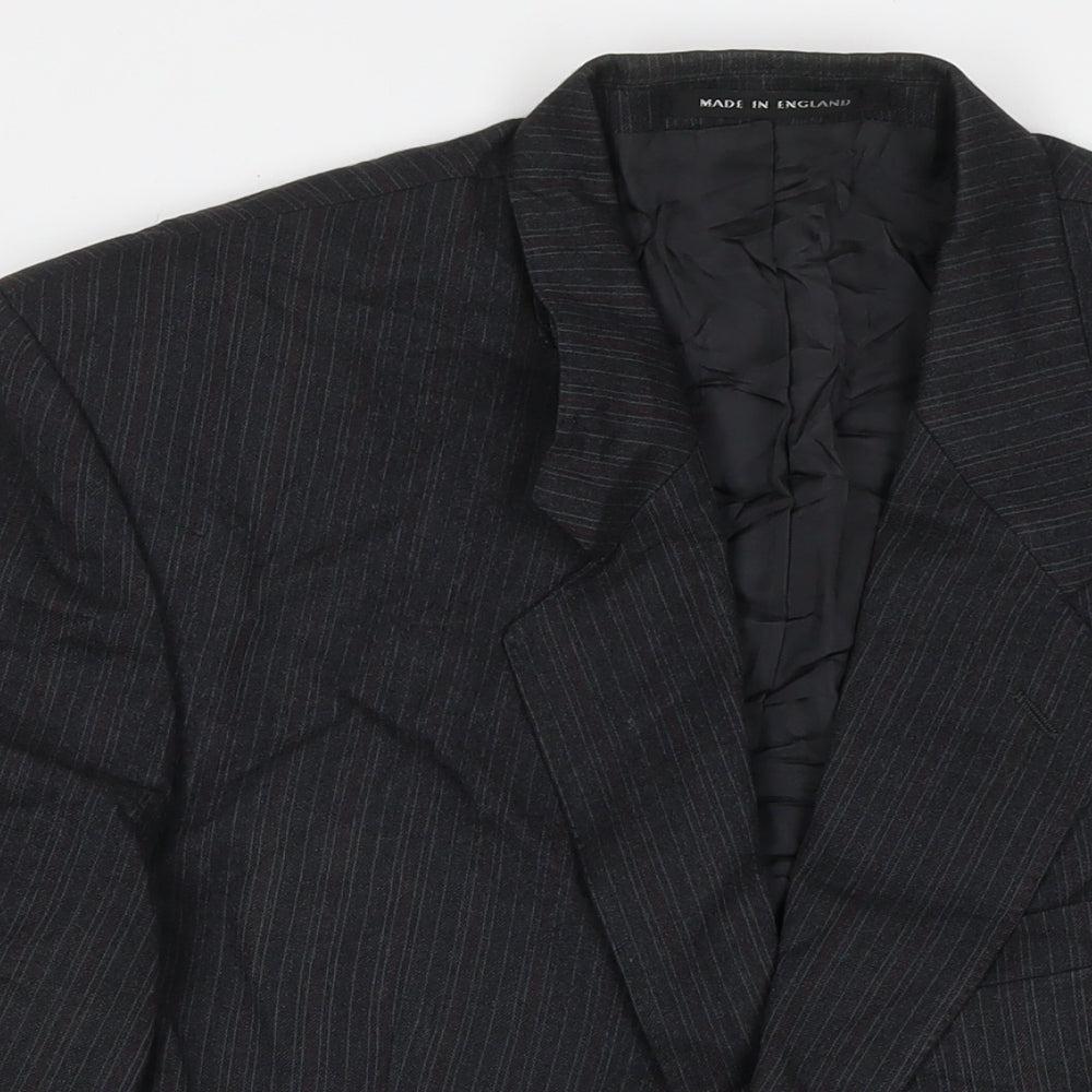 Mens UK Size 44 The Label Regular Grey Suit Jacket