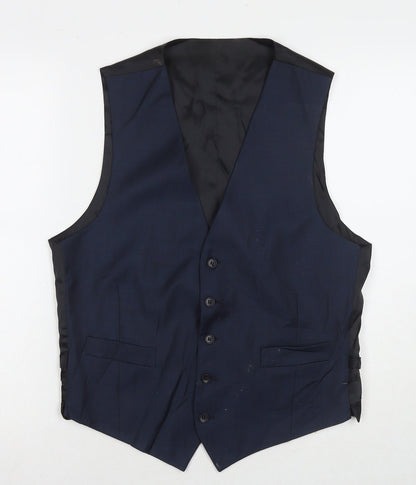 Mens UK Size M Marks and Spencer Regular Blue Suit Jacket