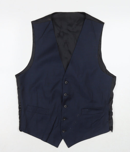 Mens UK Size M Marks and Spencer Regular Blue Suit Jacket